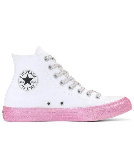 Converse White X Miley Cyrus Chuck Taylor All Star High for men