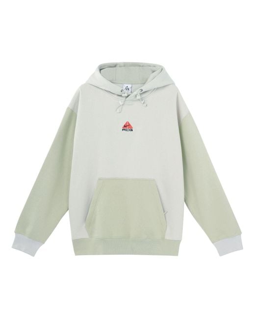 Nike White Acg Fleece Stay Warm Pullover Sports Couple Style Creamy