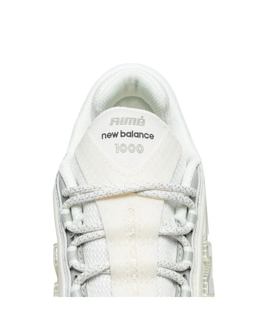 New Balance White X Aim Leon Dore 1000 for men