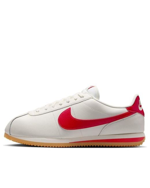 Nike Red Cortez Leather 'Sail University Gum' for men