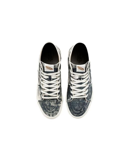 Vans Blue Eco Theory Sk8-Hi Tapered High-Top Sneakers