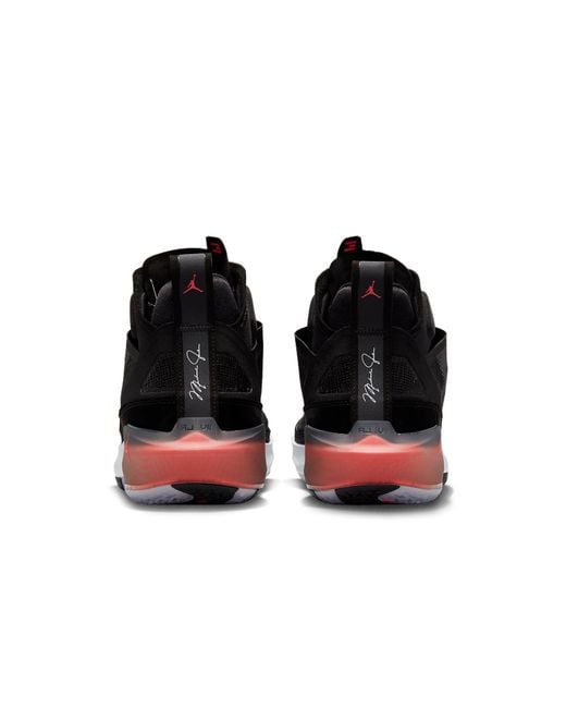 Nike Black Xxxvii Basketball Shoes Hot Punch' for men