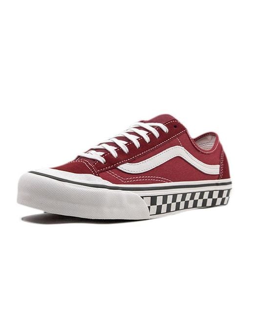 Vans Red Style 36 Decon Sf /Marshmallow' for men