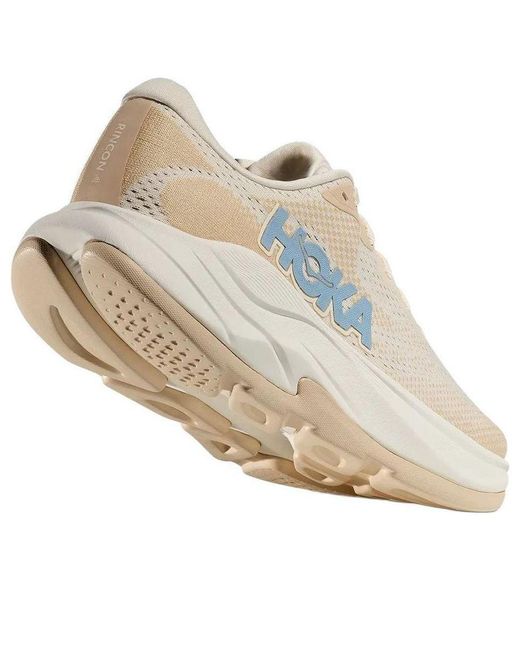 Hoka One One White (Wmns) Rincon 4 'Alabaster Oak'