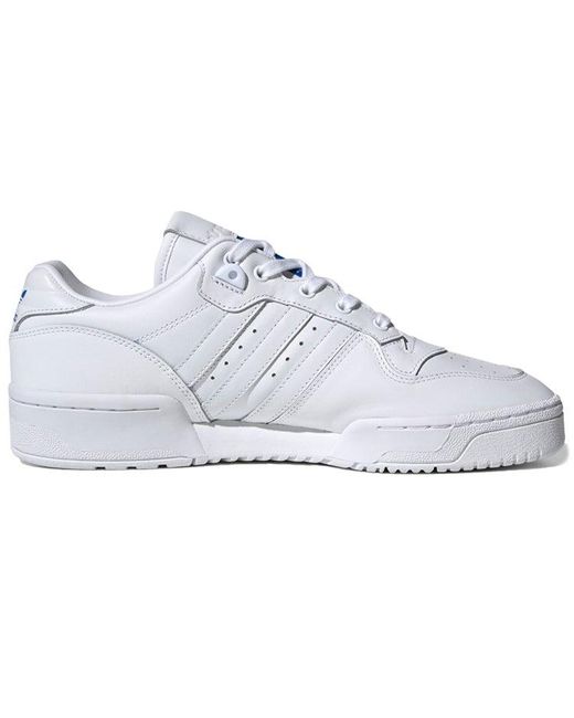 adidas Originals Rivalry Low 'world Famous For Quality Stamp - Blue Bird'  in White for Men | Lyst