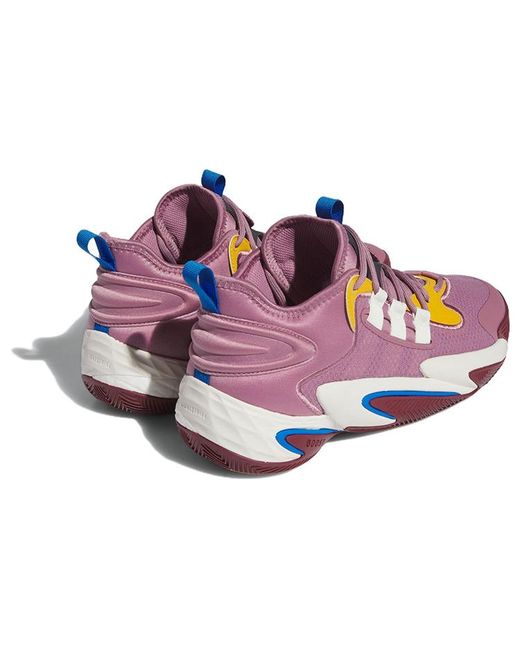 Adidas Purple Byw Select Basketball Shoes 'Wonder Orchid Off' for men