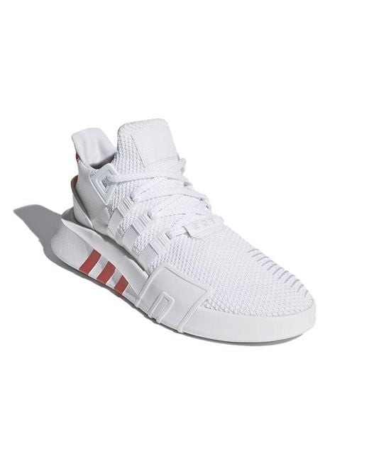 Adidas White Eqt Bask Adv 'Triple' for men