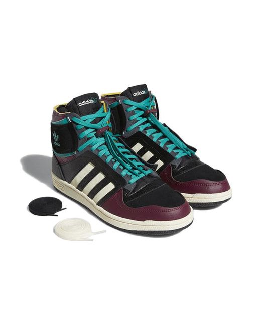 Adidas Blue Top Ten De Burgundy' for men