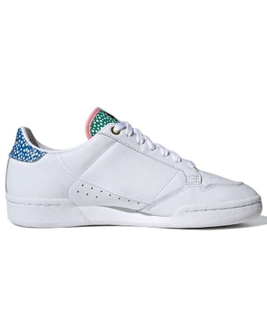 Adidas White (Wmns) Continental 80 Metallic'