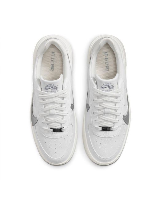 Nike White (Wmns) Af1 Plt.Af.Orm 'Summit'