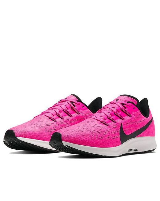 Nike Pink Air Zoom Pegasus 36 Running Shoes for men