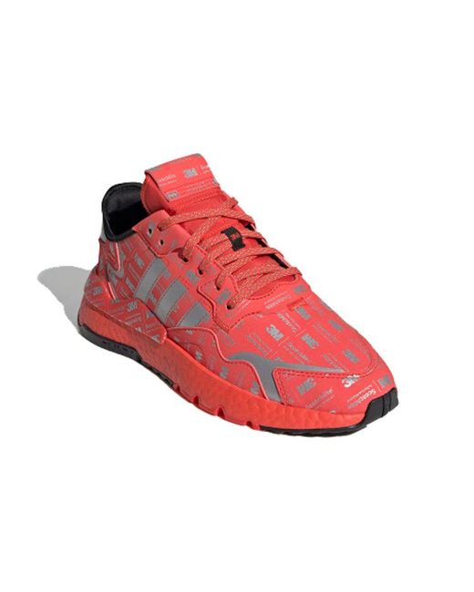 Adidas Red 3M X Nite Jogger '3M Logo Print for men
