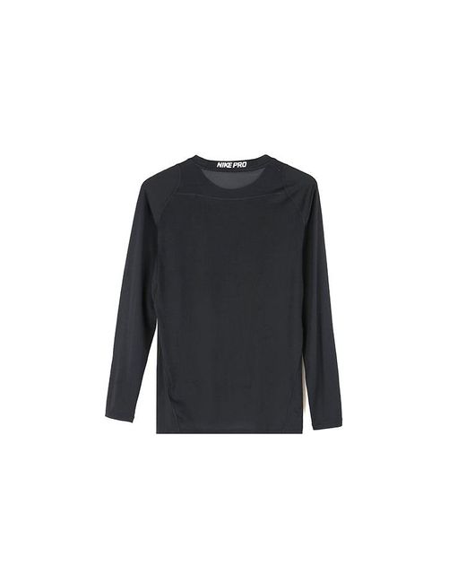 Nike Blue Logo Slim Fit Sweat-Wicking Quick Dry Gym Long Sleeves for men