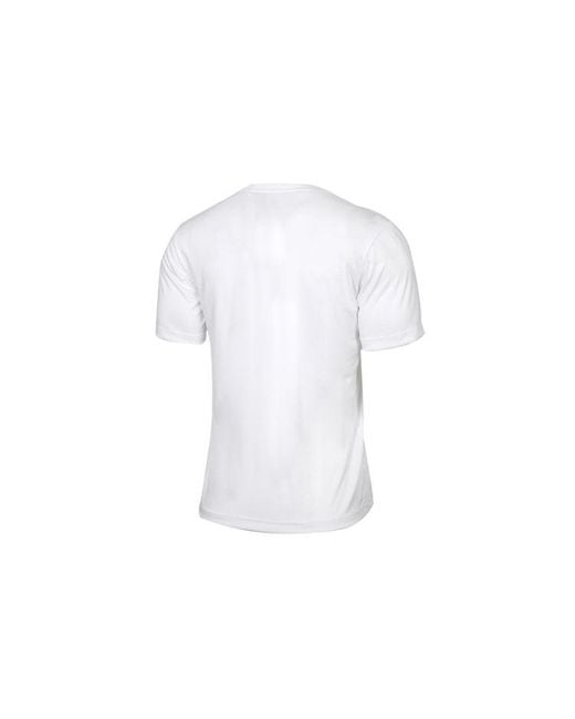 Adidas White Tennis Sports Round Neck Short Sleeve for men