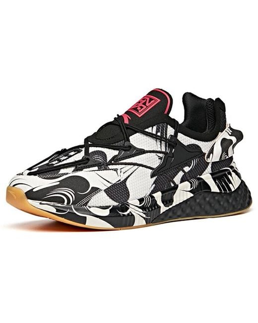Anta Black X Li Bai-Themed Chinese Style Running Shoes for men