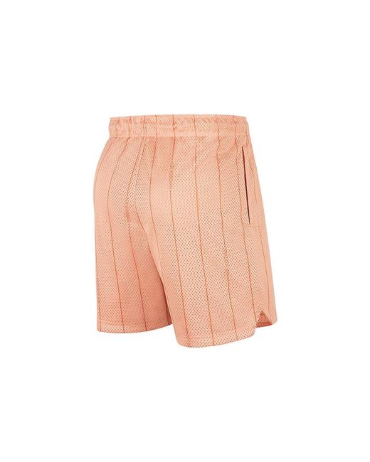 Nike Pink Essentials Solid Color Mesh Sports Shorts Light Madder for men