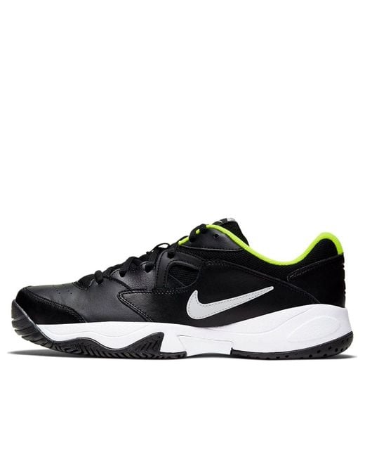 Nike Black Court Lite 2 Volt' for men