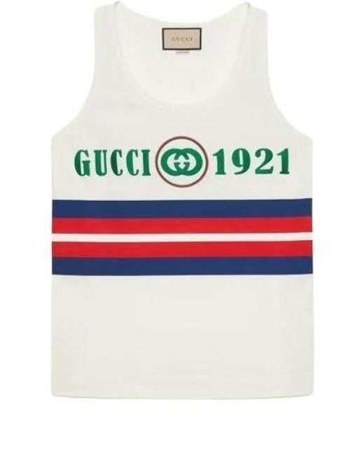Gucci Red (Wmns) Cotton Tank Top