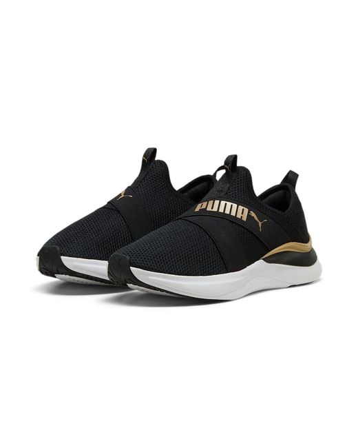 PUMA Black (Wmns) Softride Harmony Slip-On