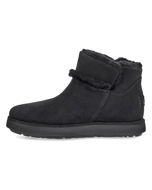 Ugg Black (Wmns) Classic Mini Spill Seam Blvd Snow Boots