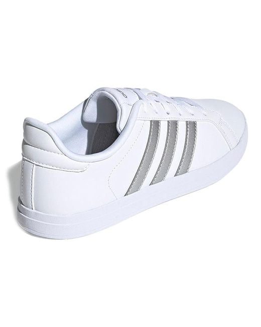 Adidas White (Wmns) Courtpoint X Metallic'