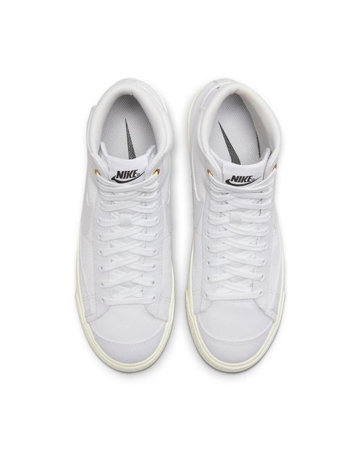 Nike White Blazer Mid '77 Canvas Shoes