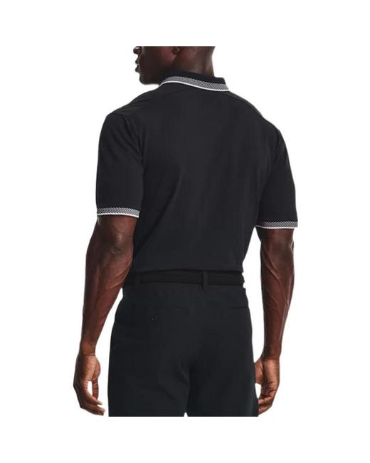 Under Armour Black Ace Golf Polo Shirt for men