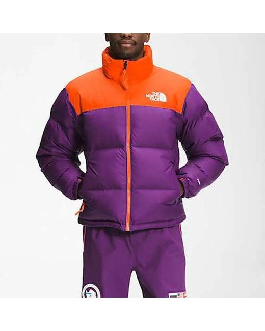 The North Face Purple 1996 Retro Nuptse Jacket 700 for men