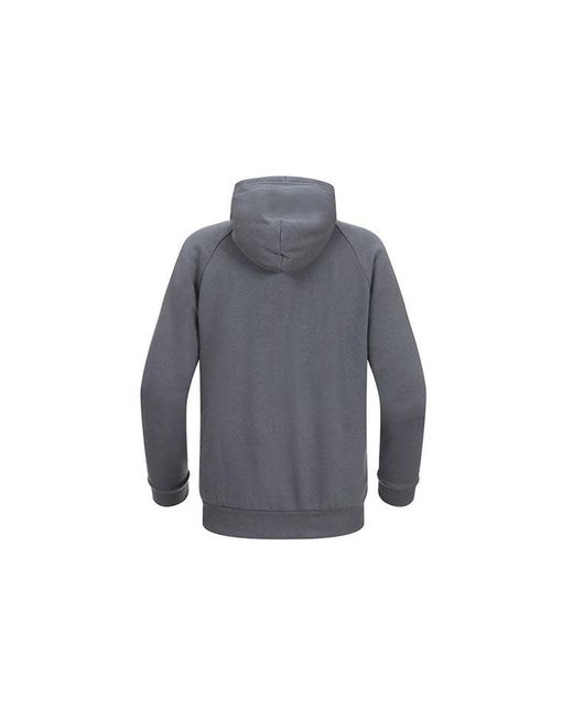 Under Armour Blue Casual Sports Hooded Logo Long Sleeves Jacket for men