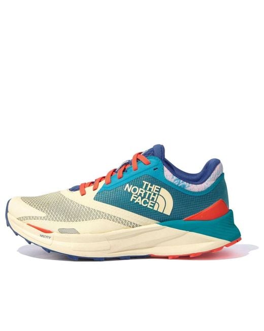 The North Face Blue (Wmns) Vectiv Enduris 3 Running Shoes 'Tropical Peach Enchanted Trails Print With Pear Sorbet'