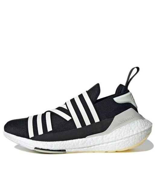 Adidas Blue Y-3 Ultra Boost 22 Core Chalk Pearl' for men