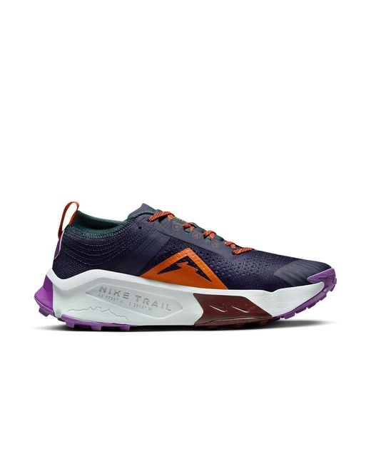 Nike Blue Zoomx Zegama Trail Ink' for men