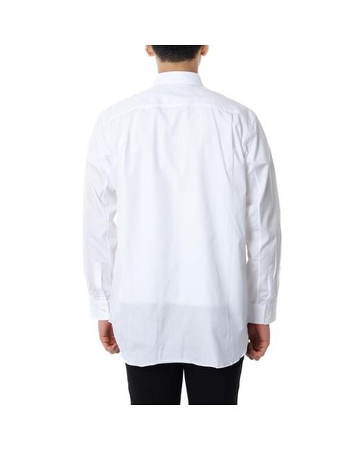 COMME DES GARÇONS PLAY White Emblem Button Down for men