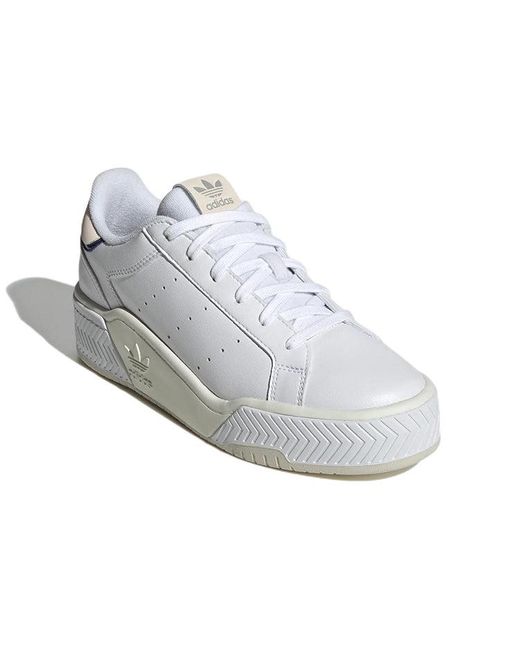 Adidas White (Wmns) Originals Court Tourino Bold