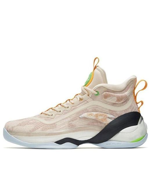 Anta White Kt Thompson Bulldog Basketball Sneakers Beige for men