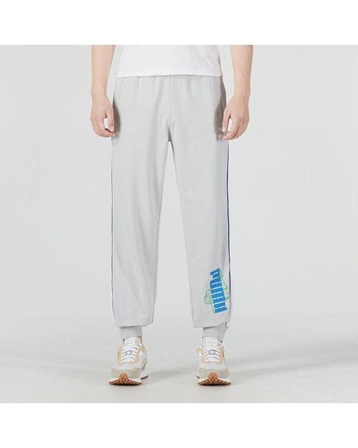 PUMA Blue Ff Knit Pants for men