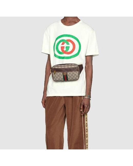 Gucci Gray Cotton Oversize With Interlocking G for men
