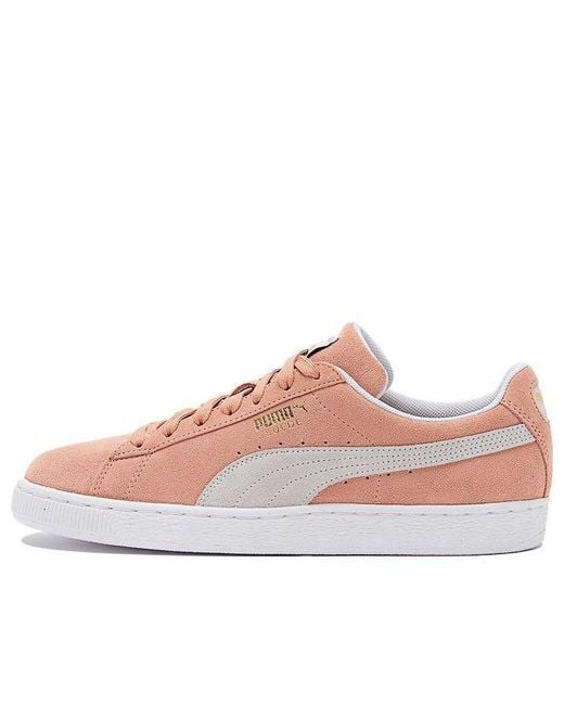 PUMA Pink Suede Classic Shoes for men