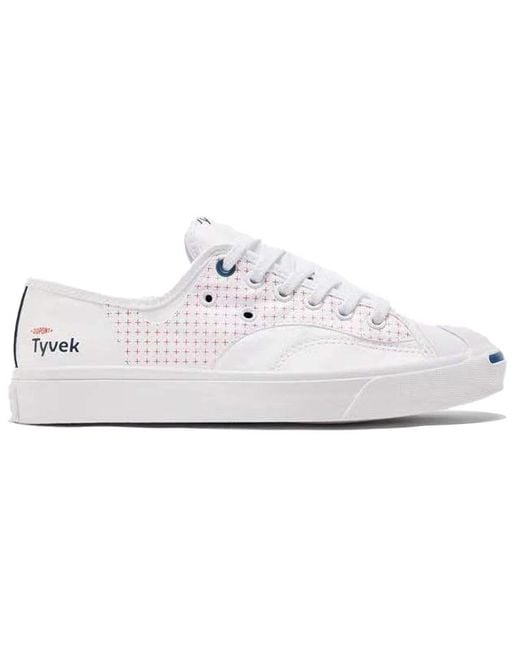 Converse White Dupont Tyvek X Jack Purcell Rally Princess' for men