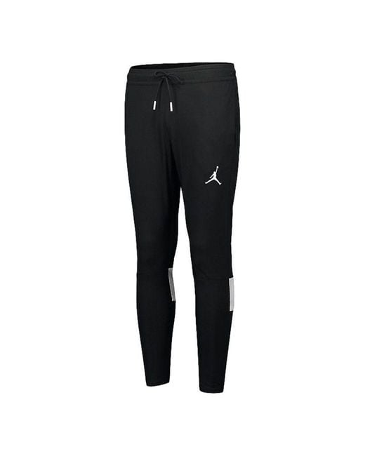Nike Black Dri-Fit Sport Casual Fast-Dry Long Trousers for men