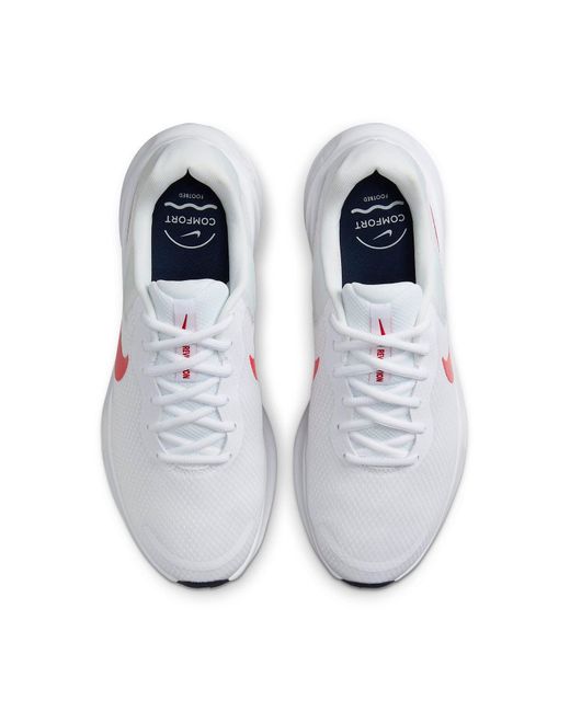 Nike White Revolution 7 University' for men