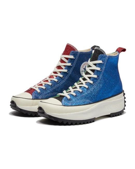 Converse Blue J.W. Anderson X Run Star Hike 'Glitter' for men