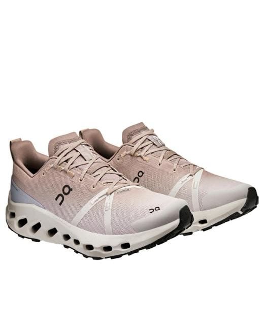 On Shoes Pink Cloudsurfer Trail Waterproof 'Desert Wolf' for men