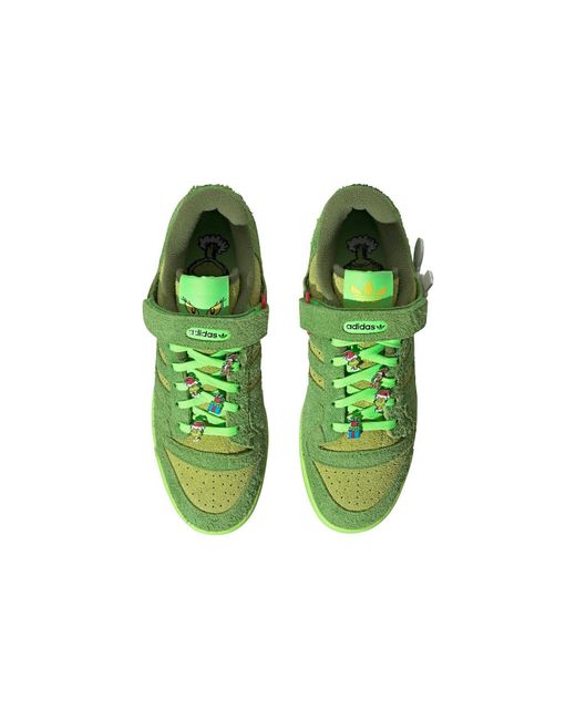 Adidas Green Dr. Seuss X Forum Low 'Grinch' for men