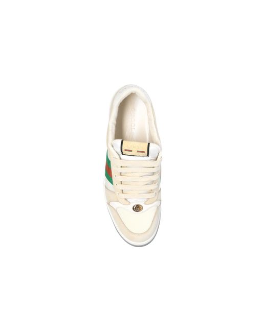 Gucci White Gg Screener for men
