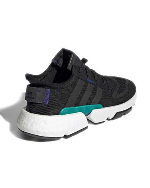 Adidas Blue Pod-S3.1 Shoes 'Triple' for men