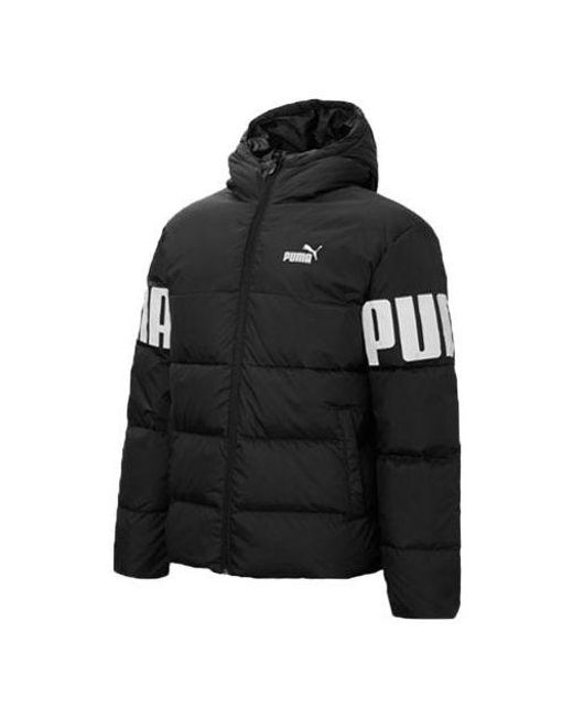 PUMA Black Full Sleeve Printed Jacket for men