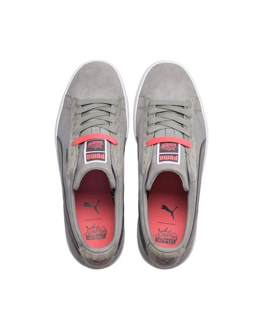 PUMA Blue Jeff Staple X Suede 'Pigeon' for men