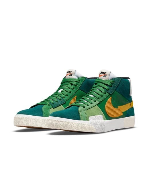 Nike Green Zoom Blazer Mid Premium Sb 'Mosaic Pack for men