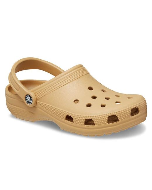 CROCSTM Natural Classic Clogs 'Wheat'